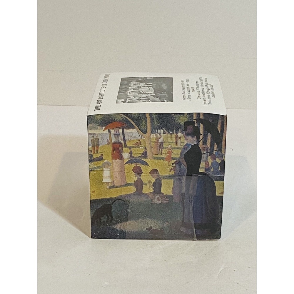 The Art Institute of Chicago Note Cube Seurat Sunday Jatte
